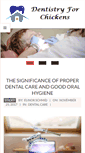 Mobile Screenshot of dentistryforchickens.com